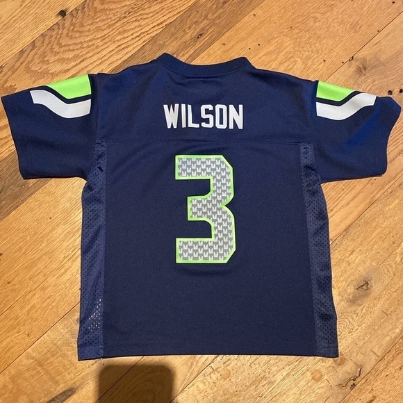 NFL Seahawks WILSON #3 jersey size Kids LARGE - Picture 4 of 4
